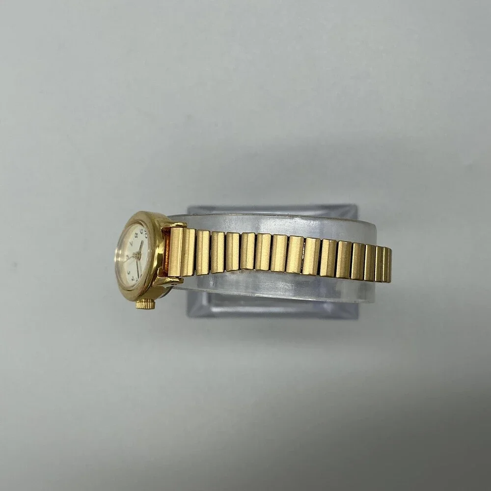 Timex Cavatina T21872 Womens Watch 18mm Gold Tone Oval Dial Stretch New Battery